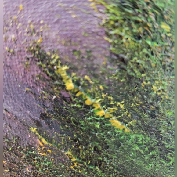 Original Handmade Oil Large Scenic Moutain Range Painting by CEO - Picture 9 of 9